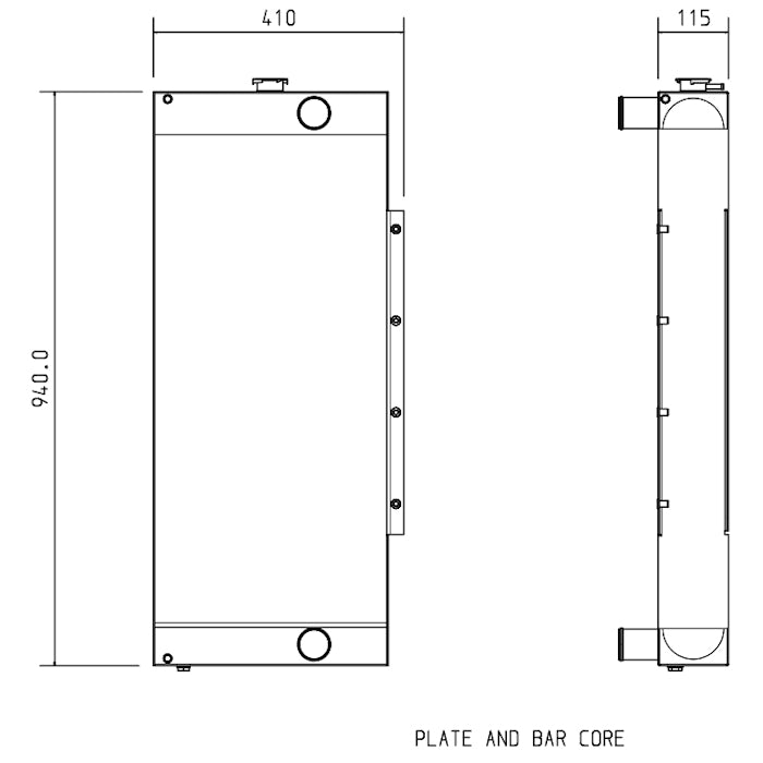 Radiator for JCB JS145LC