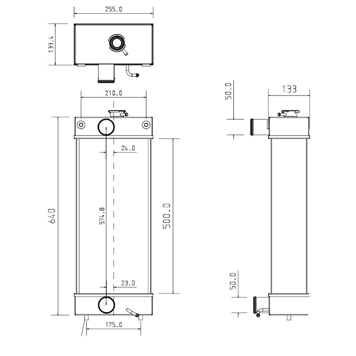 Radiator for Doosan DX80R