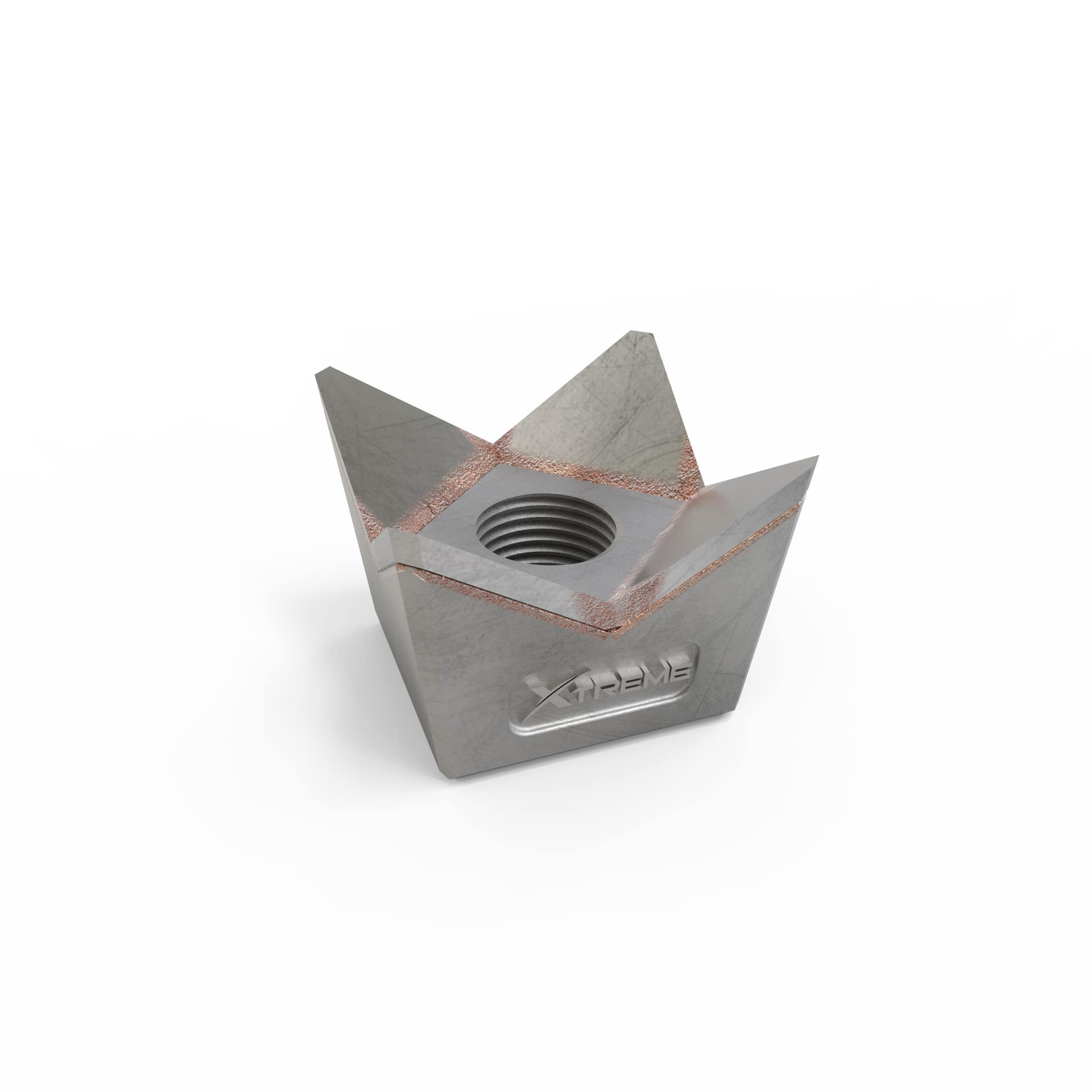 Carbide Beaver teeth Shankless with 1" NF for Tigercat 5702-26 Feller Buncher Head.