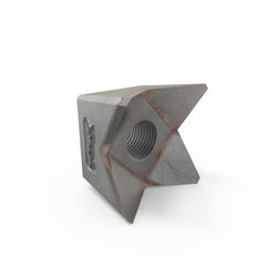 Carbide Beaver teeth for Quadco CARBIDE BEAVER / SHANKLESS with 3/4 inch NF Thread OEM Part# QH4X4NS.