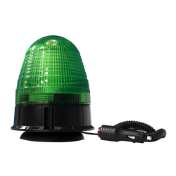 12/24V Green LED Magnetic / 3 Bolt Beacon.