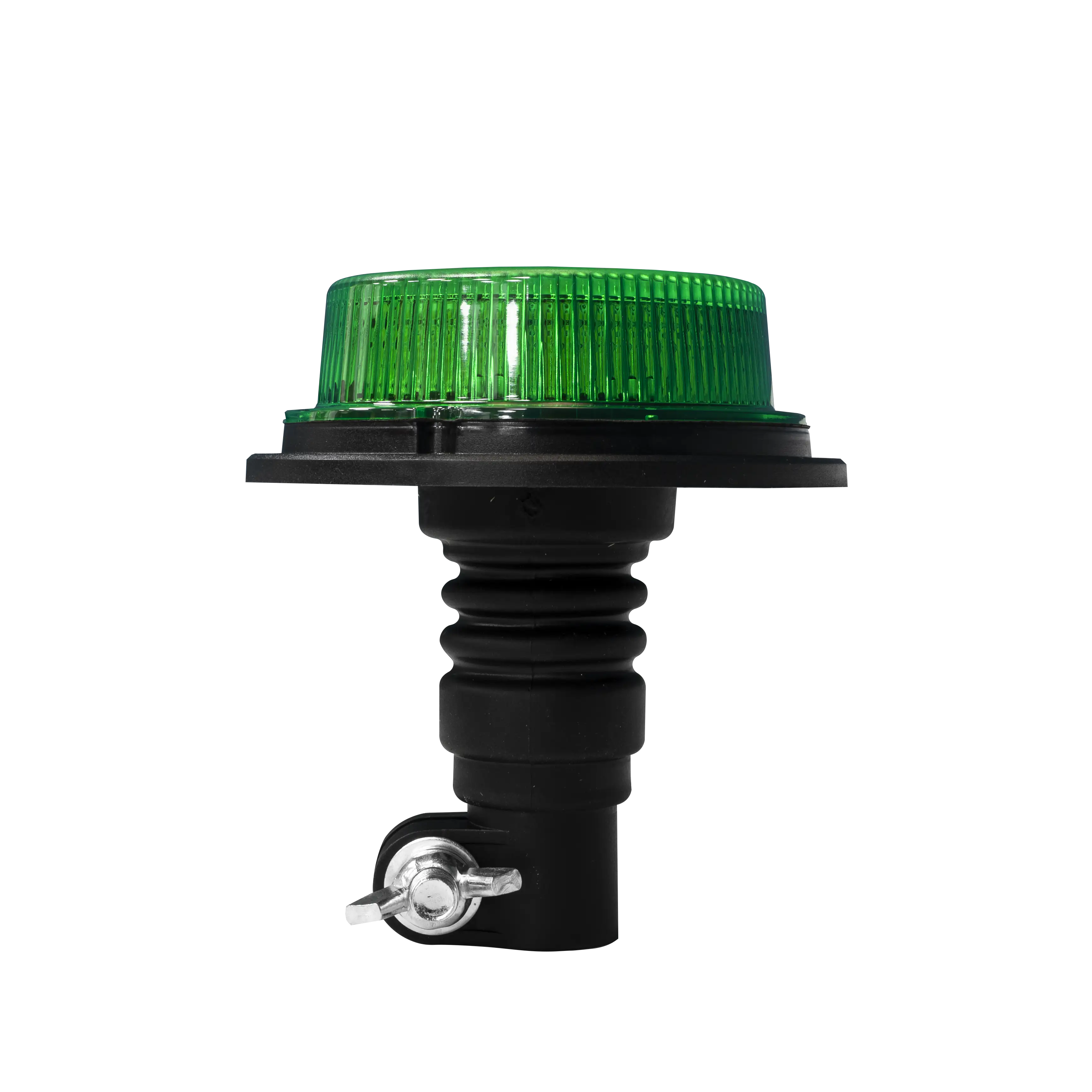 12/24V Green LED Flexi Pole Mount Low Profile Beacon.