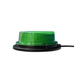 12/24V Green LED Magnetic / 3 Bolt Low Profile Beacon.