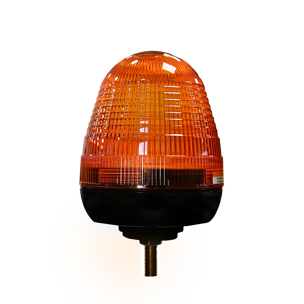 12/24V Orange LED Single Bolt Beacon.