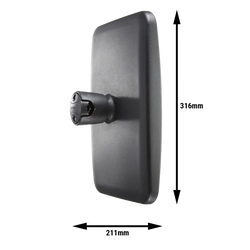 Convex Mirror 211 x 316mm.