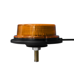 12/24V Orange LED Single Bolt Low Profile Beacon