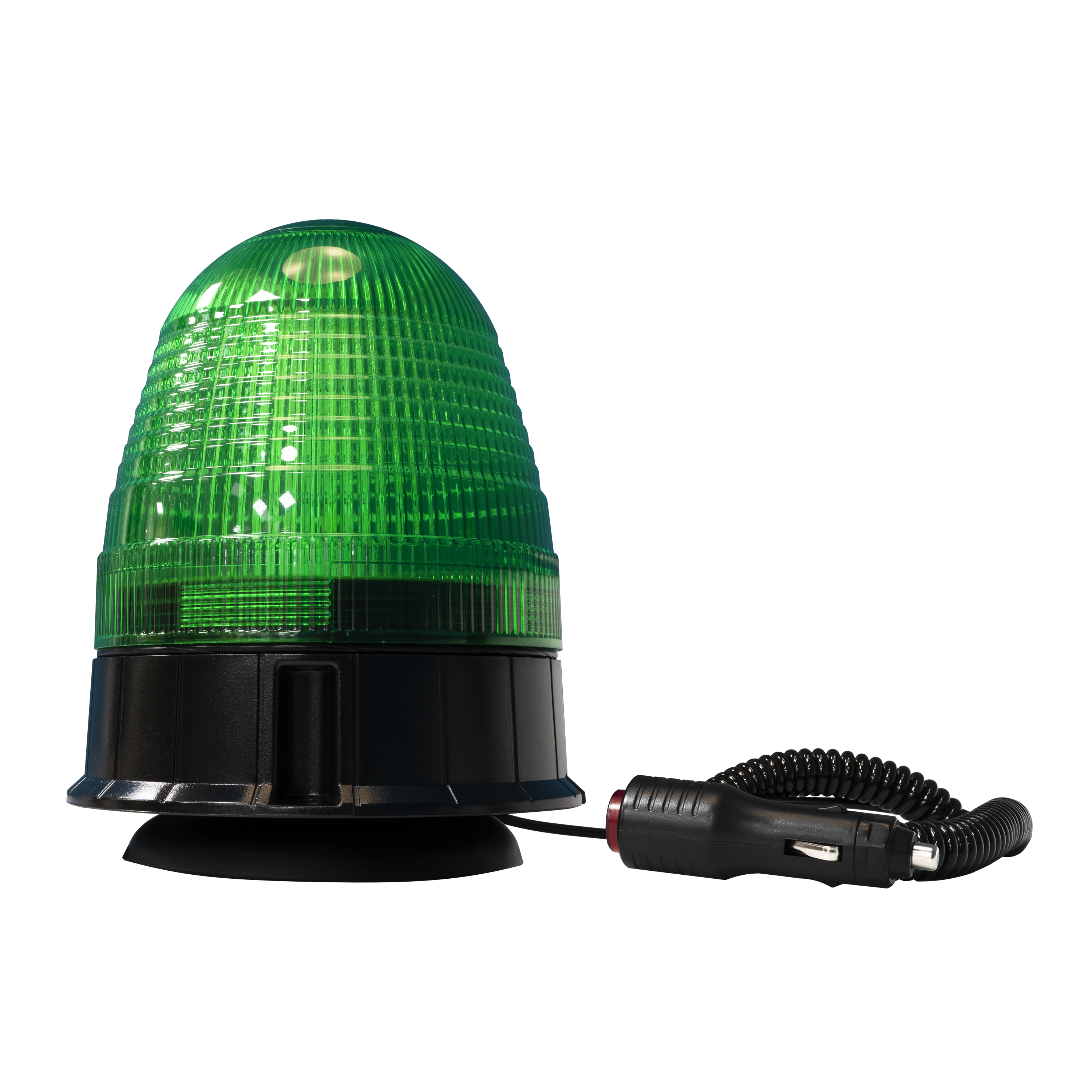 12/24V Green LED Magnetic / 3 Bolt Beacon.