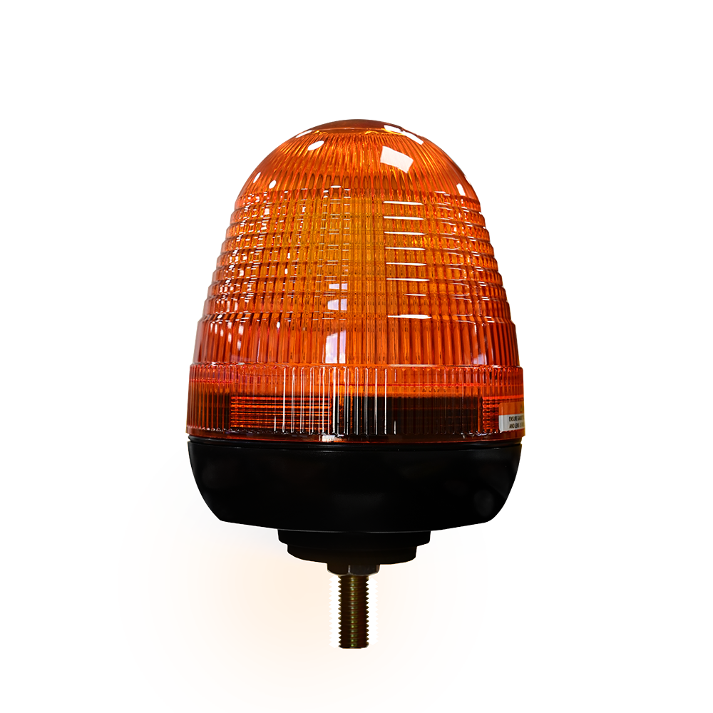 12/24V Orange LED Single Bolt Beacon.
